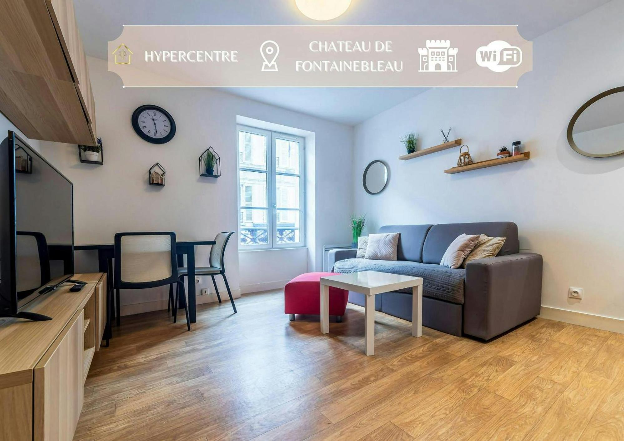 Apparthotel - Le Sweet Cosy Fontainebleau Eksteriør bilde